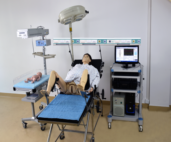 CE Approved PVC Child Birth Simulator for Emergency , AED , Nursing  Training